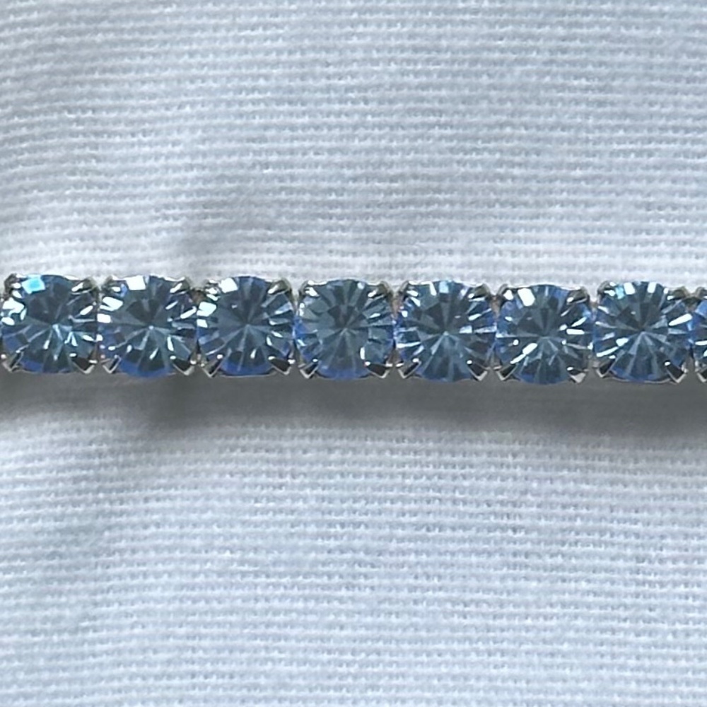 Danny Pollak Light Sapphire Swarovski Crystal Bobby Pin (#1) - 2.5 in. - Picture 7 of 11